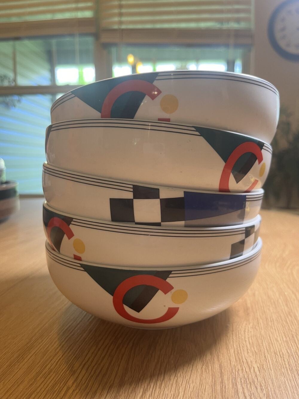 LOT of 5! Vintage Mikasa Maxima Super Strong Fine China High Spirits Bowls 6.75"